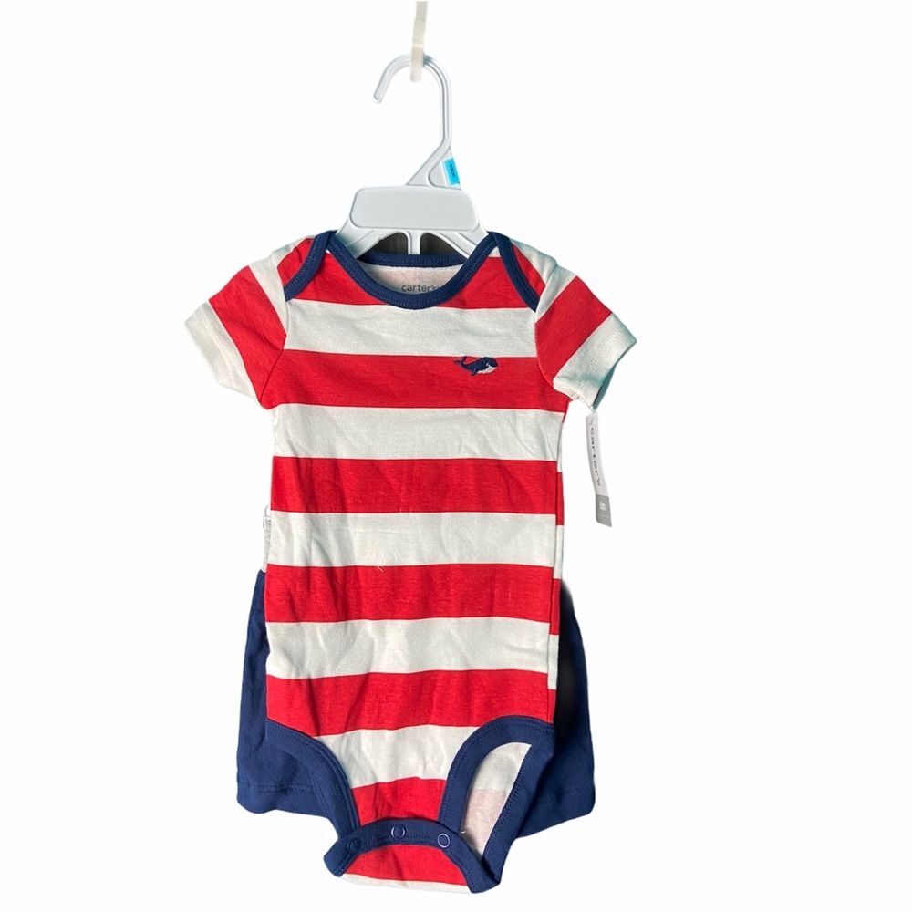 Carter’s 2 Piece Bodysuit & Shorts Set Size 6M